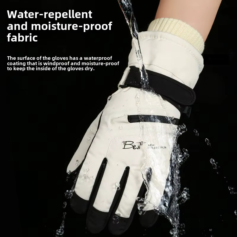 Gants de cyclisme d'hiver antidérapants
