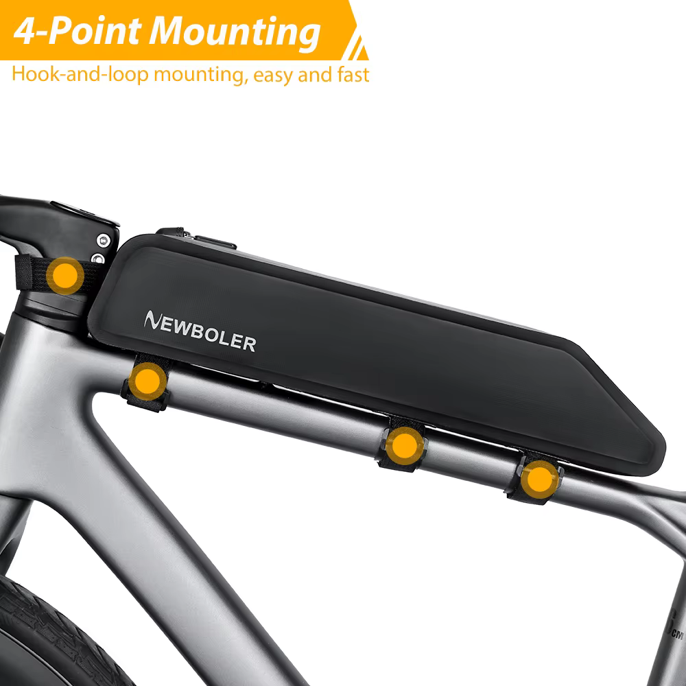 NEWBOLER 2L cadre de vélo avant Tube sac