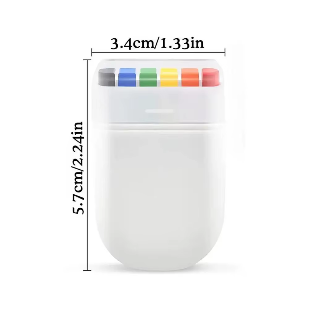 Accessoires de peinture DIY, bâton de peinture pour le visage arc-en-ciel, couleurs vives non toxiques, peinture pour le visage et le corps, soluble dans l'eau, peinture corporelle 6 couleurs