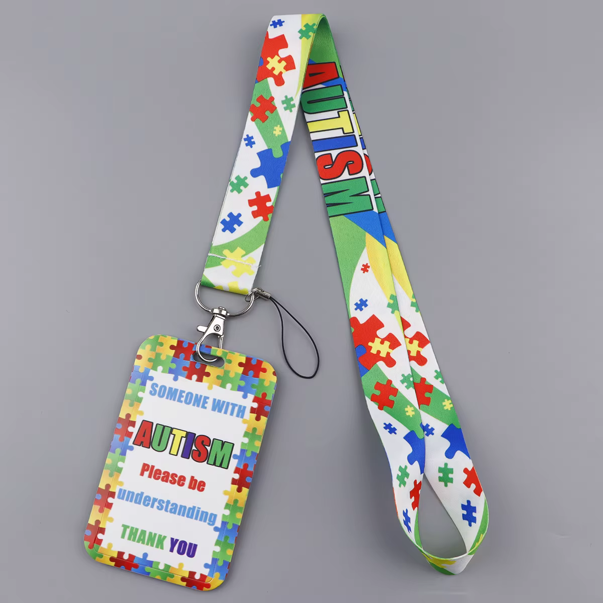 Lanière médicale tdah pour clés, couverture de carte d'identité, porte-Badge, médecin, infirmière, téléphone, sangles de cou, porte-clés, accessoires en corde