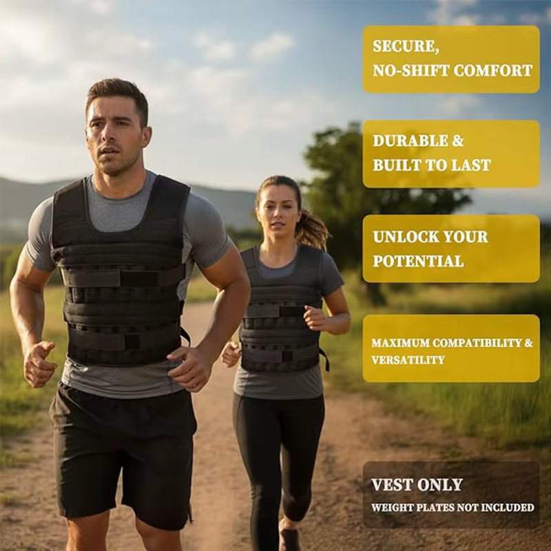Gilet lesté réglable de 20 kg