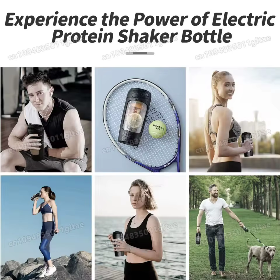 Nouveau 650 ml USB électrique Portable protéine de lactosérum Shaker bouteille entièrement automatique tasse d'agitation Rechargeable salle de sport BA gratuit mélange de Cocktail