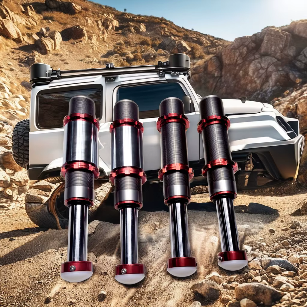 Amortisseur de suspension réglable OPIC de 4 pouces pour 4x4 tout-terrain avant et arrière, butée rouge de 2, 3 et 4 pouces