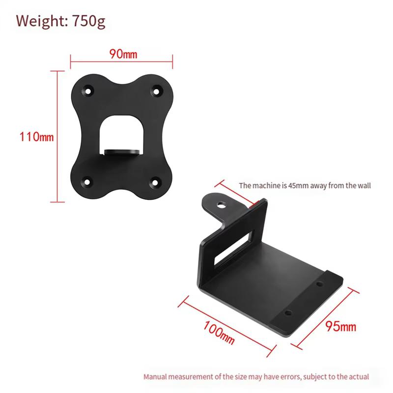 -ABDH pour Sonos Era 300 haut-parleurs supports de montage mural supports de support de remplacement supports de haut-parleurs remplacement noir Durable