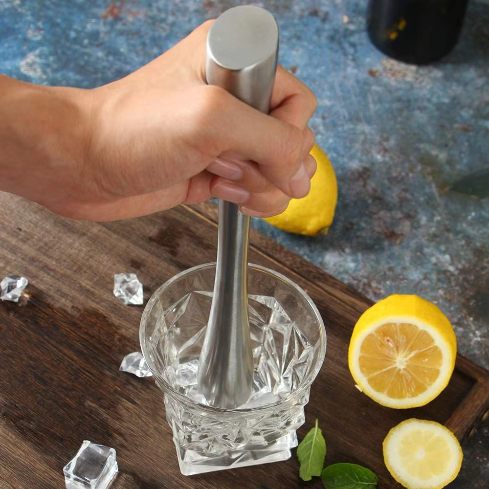 Pilon à Cocktail en acier inoxydable, pour Bar à domicile, bâtonnets de glace, marteau concassé, bâtons de Popsicle, fournitures de cuisine, outils de Bar