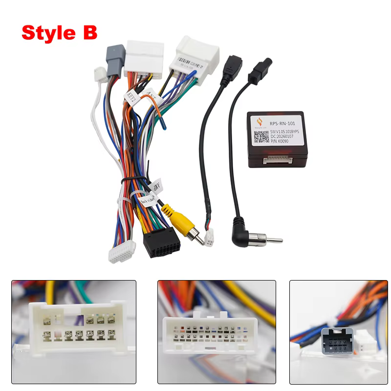 Pour Renault Master 2021 – Accessoires Auto : Écran Radio Android 10,1 Pouces, Cadre de Tableau de Bord en Plastique, Câbles et Faisceau Canbus