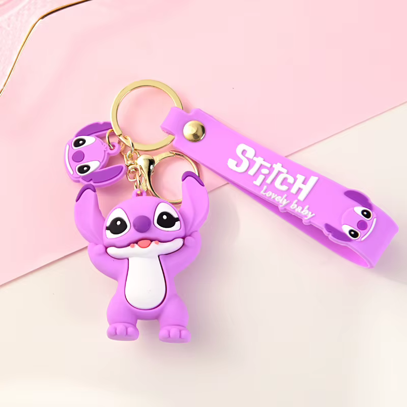 Disney Anime point porte-clés mignon Figure poupée sac à dos pendentif voiture porte-clés accessoire cartable pendentif jouet cadeau pour les enfants