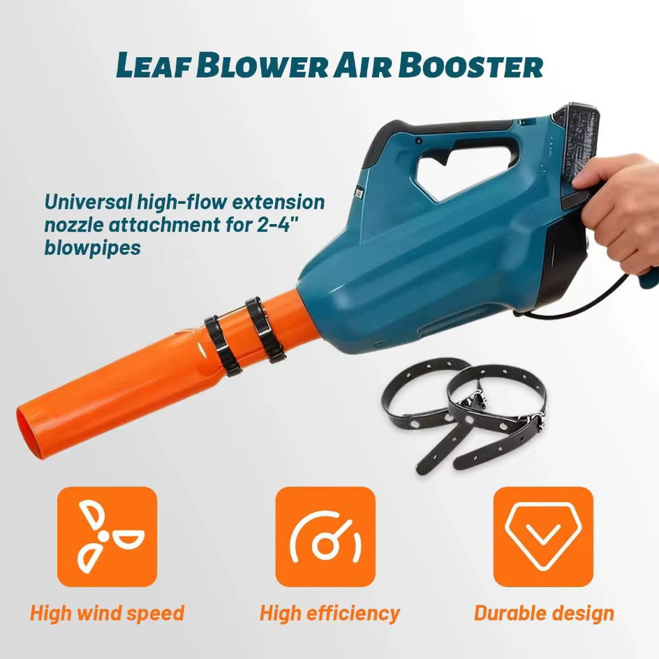 Amplificateur de débit d'air pour souffleurs à feuilles / Booster d'air pour souffleur à feuilles / Nettoyeur de feuilles avec souffleur supplémentaire