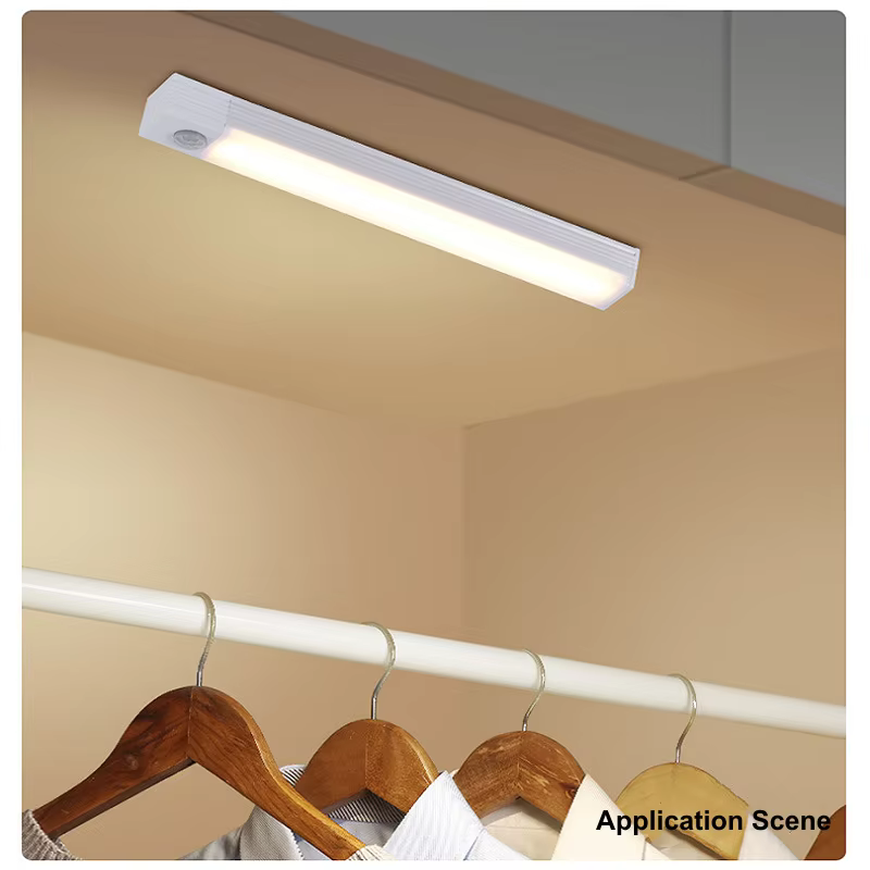 Lampe LED sans fil avec capteur de mouvement, Rechargeable par USB, veilleuse à Induction, Portable, sans fil, magnétique, pour armoire, cuisine