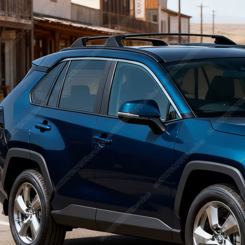 Porte-bagages pour Toyota RAV4 2019 2020 2021 2022 2023 2024 2025, barre transversale pour Automobile, support ABS, Kit de Modification du corps