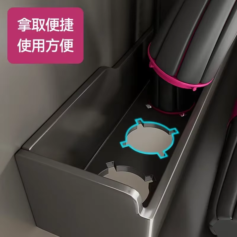 Support de rangement Airwrap Compatible avec le fer à friser Dyson Airwrap support de support de rangement mural pour organisateur à domicile