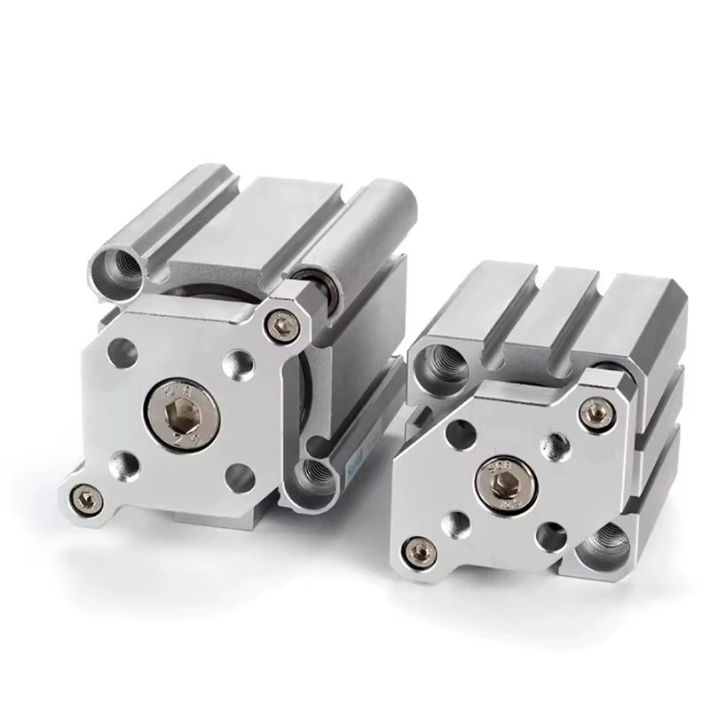SMC CQMB série sans aimant mince trois axes trois tiges cylindre CQMB12-5/10/15/20/25/30 accessoires de cylindre de surpression de Piston