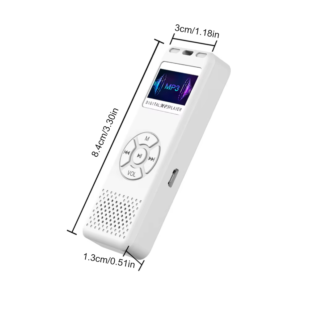 Mini enregistreur Audio/son/voix numérique, lecteur MP3 pratique, enregistreur vocal numérique, Mini Radio FM, qualité sonore HiFi