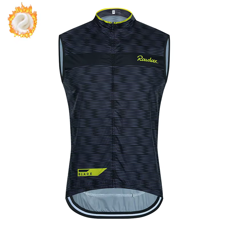 Gilet de cyclisme en polaire thermique d'hiver 2025