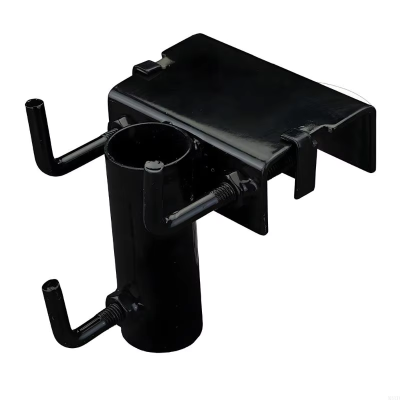 Porte-parapluie balcon avec pince, pince Table, support parapluie en métal pour balcon, terrasse, plage, M4YD