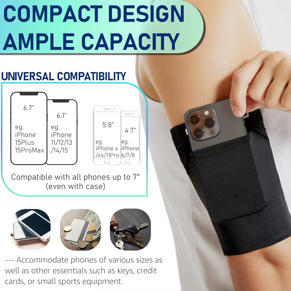 Support de téléphone pour sac de bras de sport