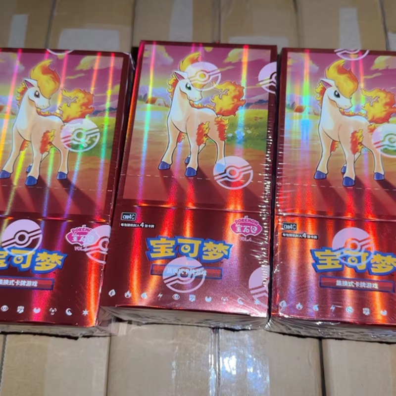 Cartes de collection Pokémon PTCG Vol. 4 – Coffret booster Gem Pack – Exquis Sprigatito – Version chinoise simplifiée – Cadeau de collection