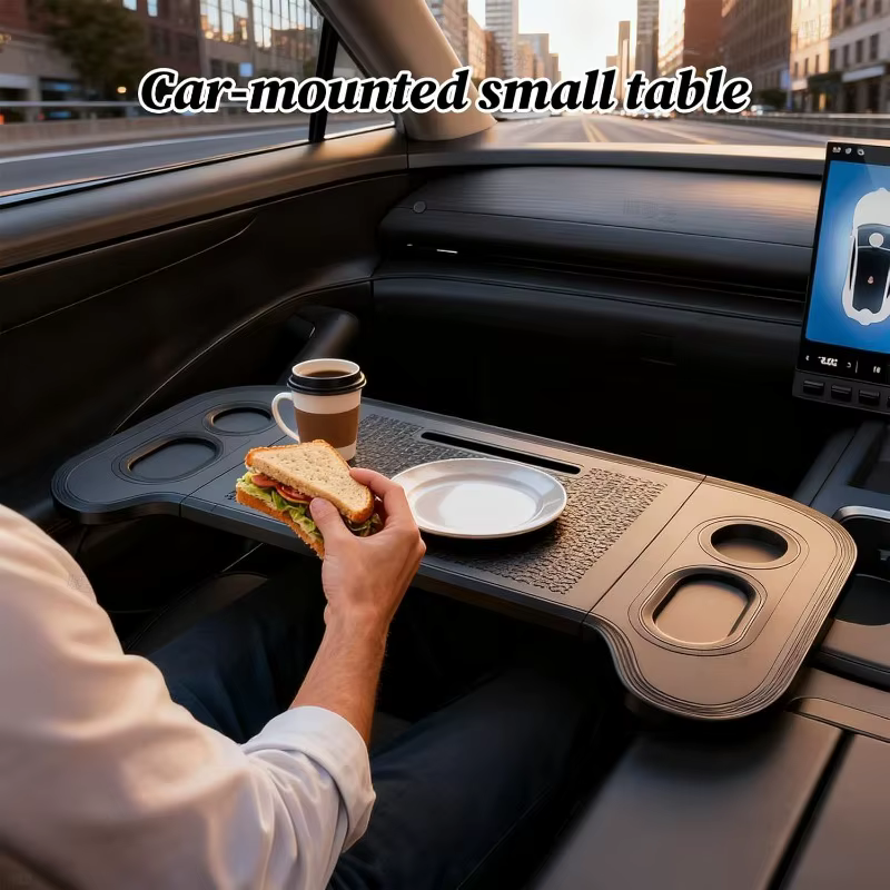 Table de bureau portable, accessoires de voiture pour Tesla, table à manger portable, table universelle pour voiture, plateau pour ordinateur portable sur volant, bureau de voyage