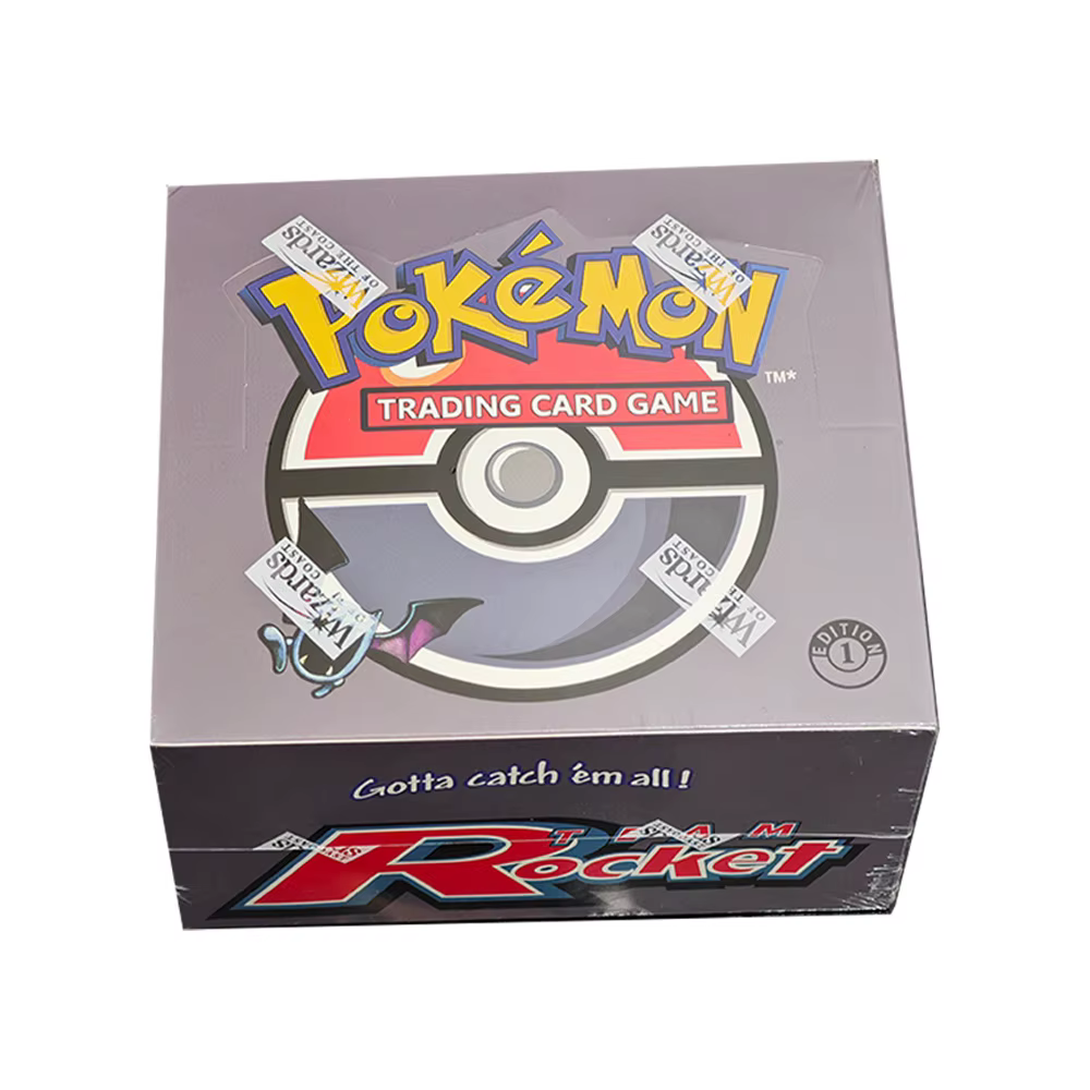 Boîte de boosters Pokémon EX Team Rocket Returns, cartes PTCG, jeu de société, collection, pack de boosters anime, cartes mystères, jouets PKM, cadeaux