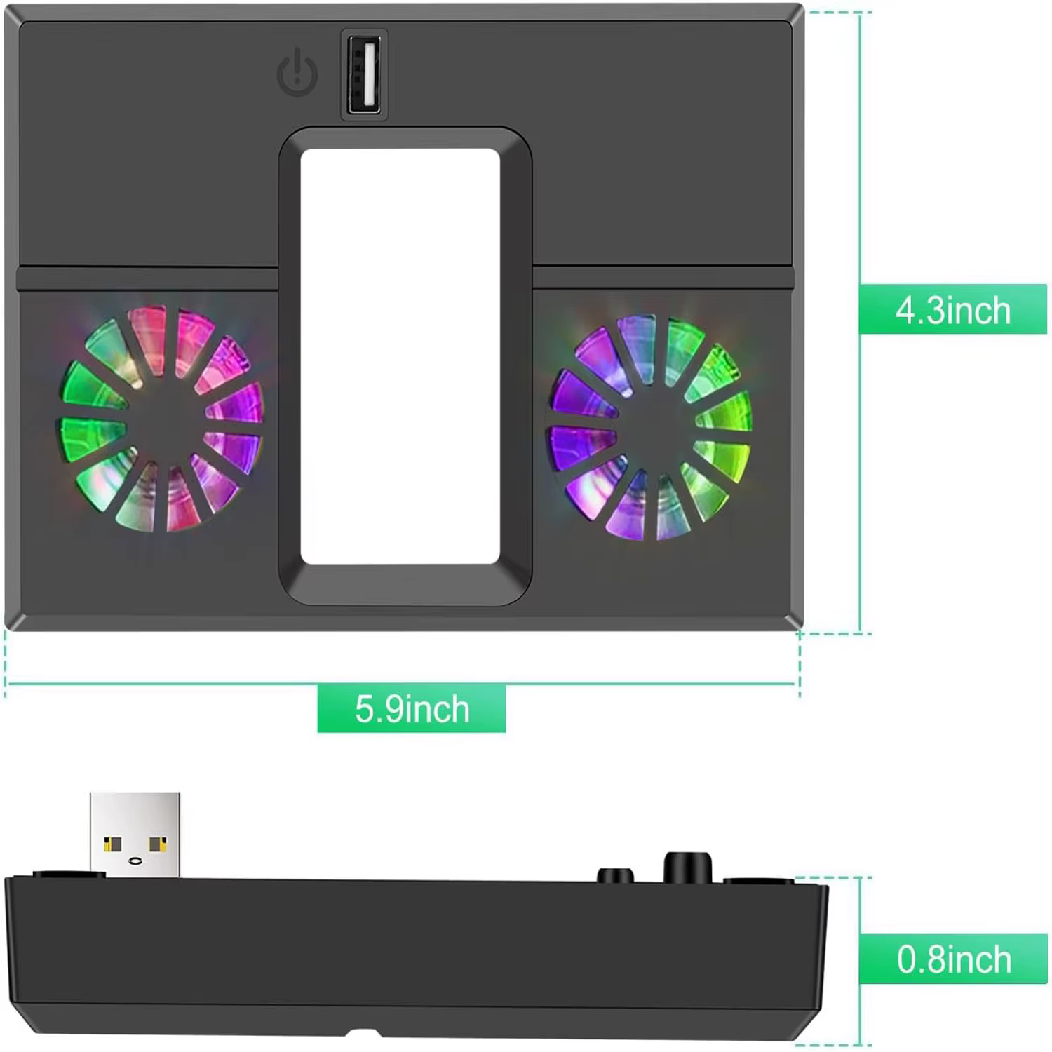 Ventilateur de refroidissement pour Console de jeu Xbox série X, accessoires, refroidisseur coloré avec double contrôleur, Station d'accueil, support Vertical