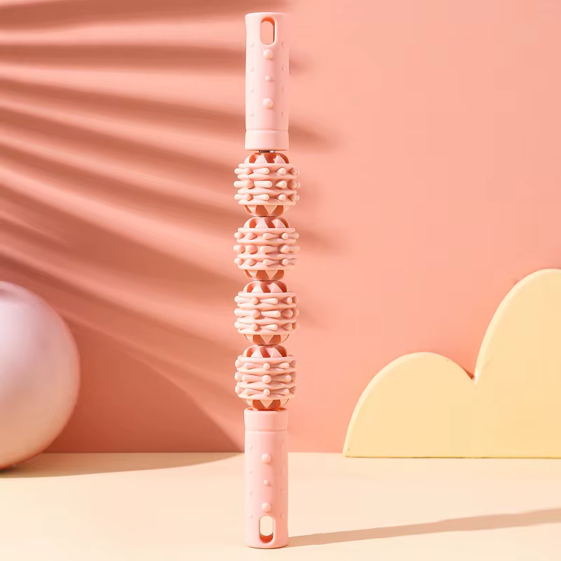 Bâton de Massage musculaire à 4 boules