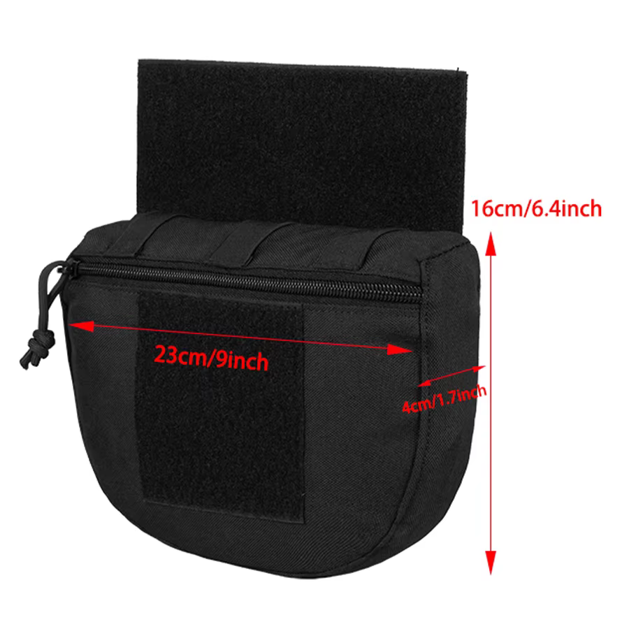 Gilet d'extension de sport de plein air, petit sac audibag, accessoire MOLLE, petit sac suspendu, poitrine multifonctionnelle portable, outil