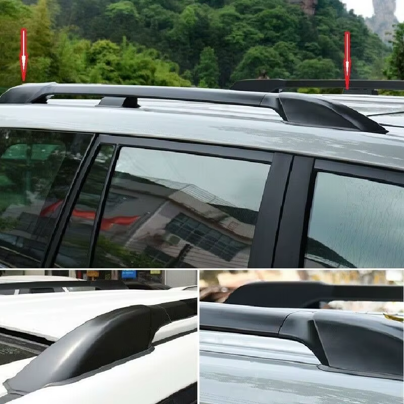 Couvercle de galerie de toit de voiture, 4 pièces, pour Toyota RAV4 2006 2007 2008 2009 2010 2012, embout de Rail de galerie de toit ABS, couvercle de protection de remplacement