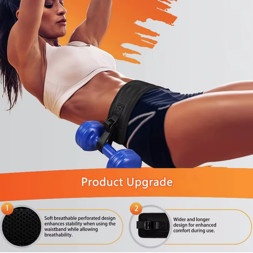 Ceinture de poussée de hanche pour les exercices efficaces de pont de clute