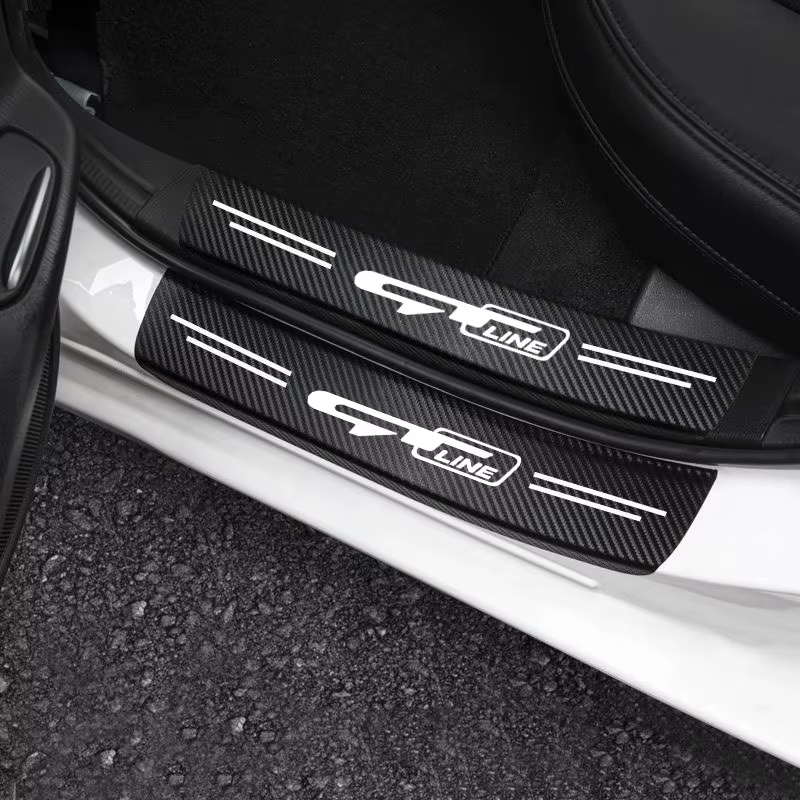 Autocollants de seuil de porte de voiture, accessoires pour KIA GT LINE K2 Sportage Stinger Sorento Ceed soul sorento VENGA KX5 K3 K4 K5, accessoires