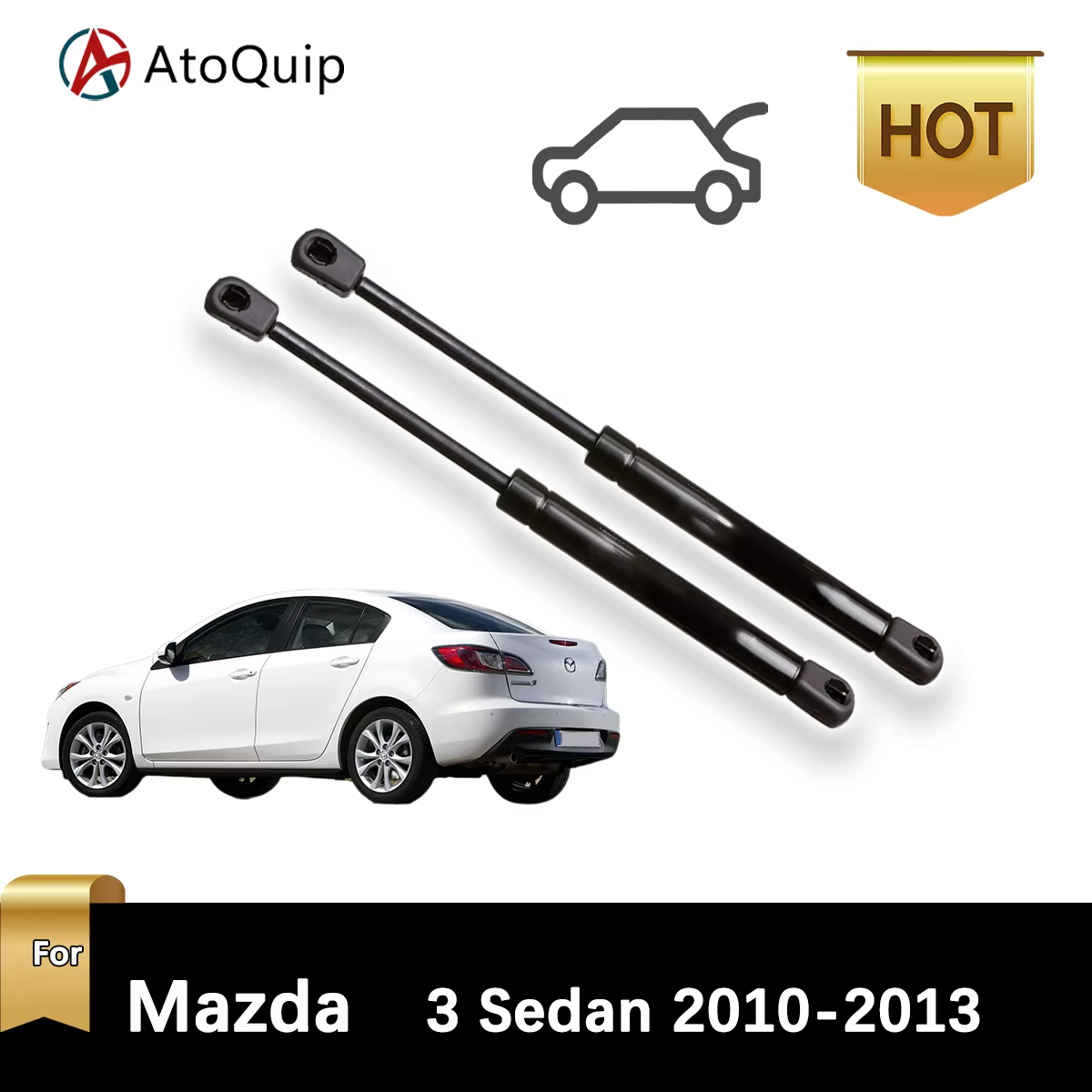 Barre de Support de entretoises pour Mazda 3 berline 2010-2013 OE BBM4-56-930A BBP356930 coffre arrière ressort à gaz barre de jambe de force de levage tige de pression
