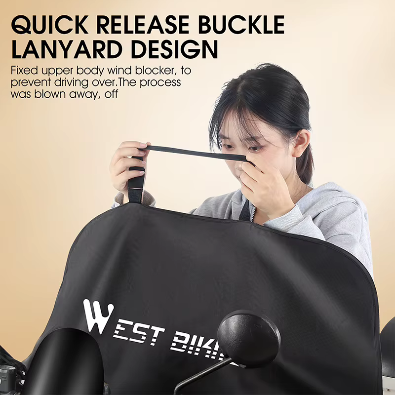 WEST BIKING hiver vélo électrique polaire coupe-vent couette cyclisme chaud imperméable e-bike moto trajet quotidien