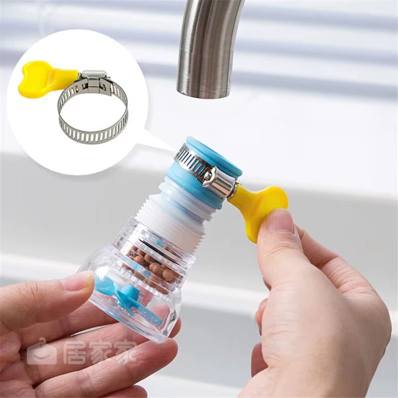 Robinet de cuisine anti-éclaboussures, peut pivoter prolonger le filtre, robinet d'eau universel pour la maison, lavabo multifonction, robinet de douche
