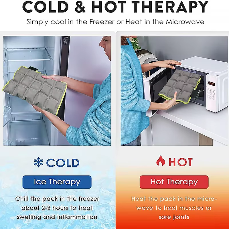 Genouillère de glace pour les blessures