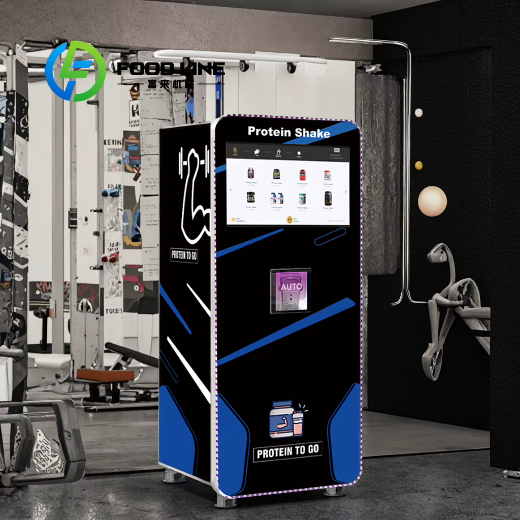 Distributeur automatique indépendant de poudre de protéines de fonction d'agitation de contrôle intelligent avec le système à distance d'android