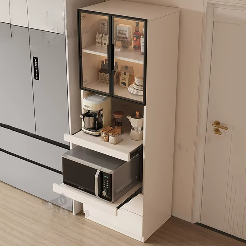 Meuble Bar Mobile de Restaurant, Armoire à Whisky Commerciale Moderne sur Pied, Vitrine à Vin de Luxe, Armoire de Designer, Meuble de Maison