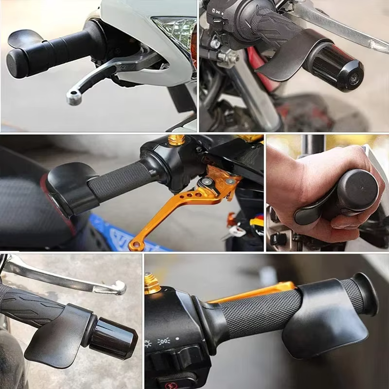 Booster d'accélérateur de moto, poignée antidérapante, poignée d'assistance au guidon, outils d'économie de travail, Clip d'amplificateur de moteur 1/2 pièces