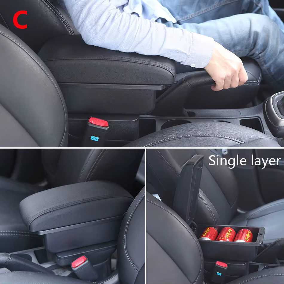 Accoudoir de voiture pour Seat Ibiza, boîte de rangement automatique, rénovation d'accessoires d'intérieur de voiture, pour Seat ARONA IBIZA 6L 6J 2017 – 2025