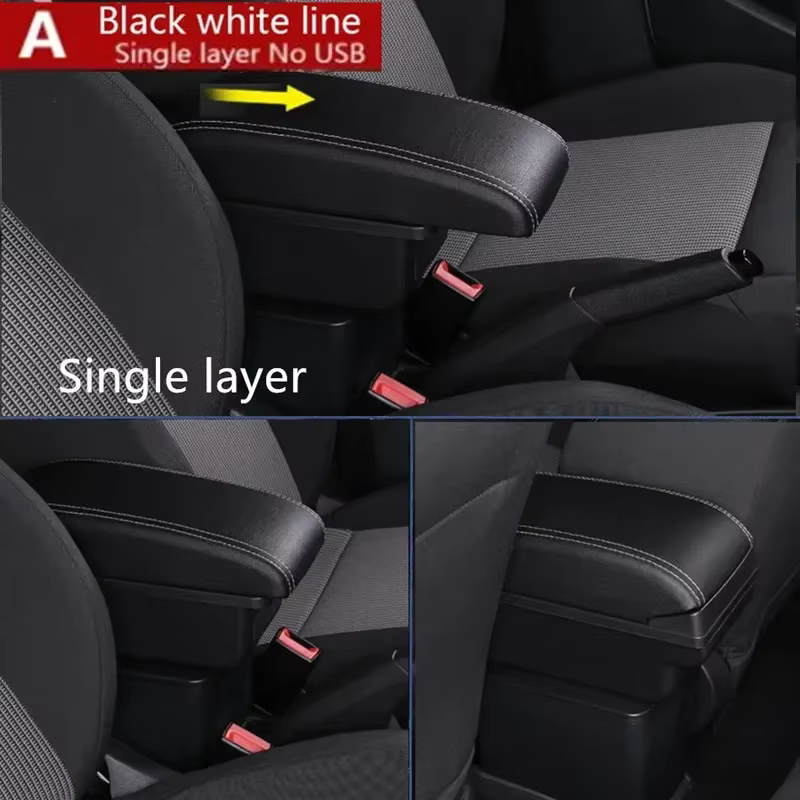 Accoudoir de voiture pour Renault Captur, boîte de rangement d'accessoires de voiture, pièces intérieures