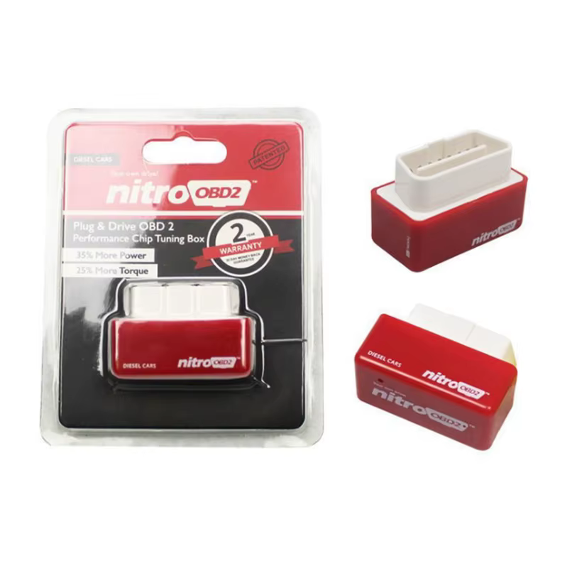 Boîte de réglage de puce de Performance Nitro ECO OBD2, 15% économiseur de carburant, couple plus de puissance pour voitures Benzine Diesel Petro Gaso-line