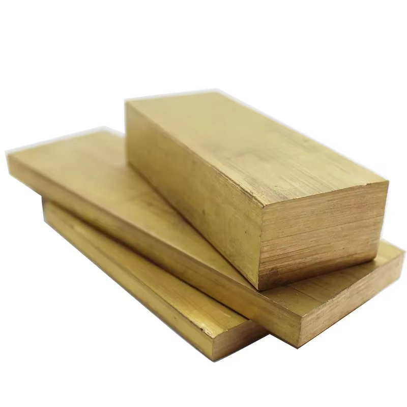 Plaque métallique à barre plate en laiton H59, épaisseur 3mm 4mm 5mm 6mm 8mm 10mm 12mm 15mm 20mm, feuille de métal solide rectangulaire en cuivre pur