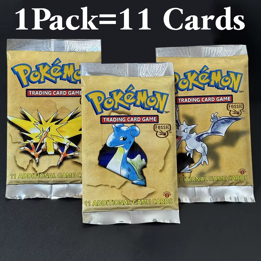 Pokémon Booster Box Packs TCG 1er jeu cartes Flareon Scyther Wigglytuff Charizrd Blastoise Venusaur aérodactyl Lapras Zapdos