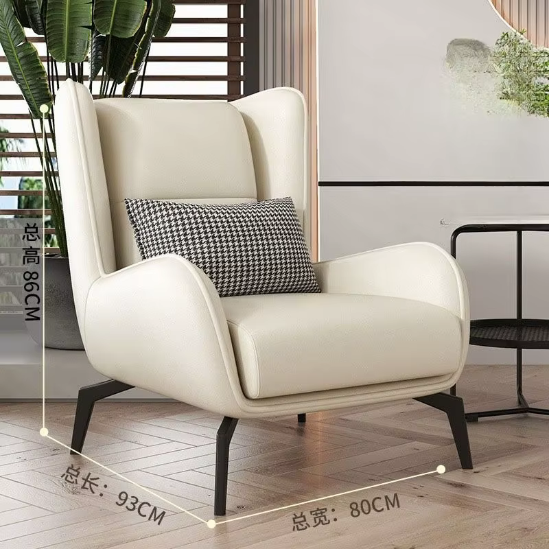 Balcon Support chaise salle à manger en cuir jeu luxe chaise design protecteurs de sol Muebles Para El Hogar salon accessoires