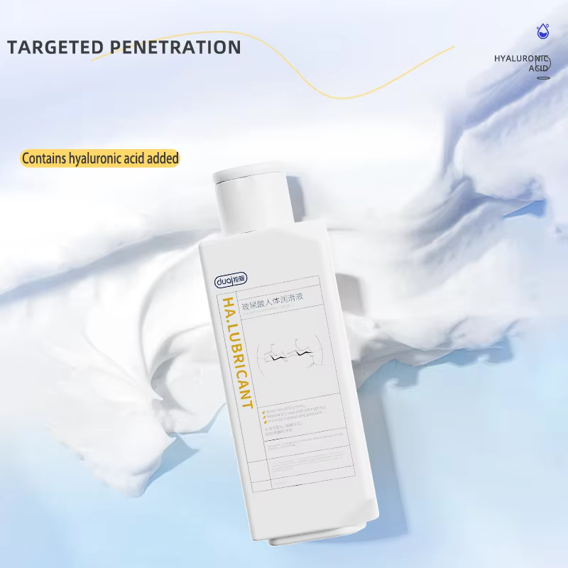 Lubrifiant DUAI HA 200 ml – Lubrifiant personnel hydrosoluble, gel intime longue durée à l'acide hyaluronique, soulage la sécheresse, sans parabène
