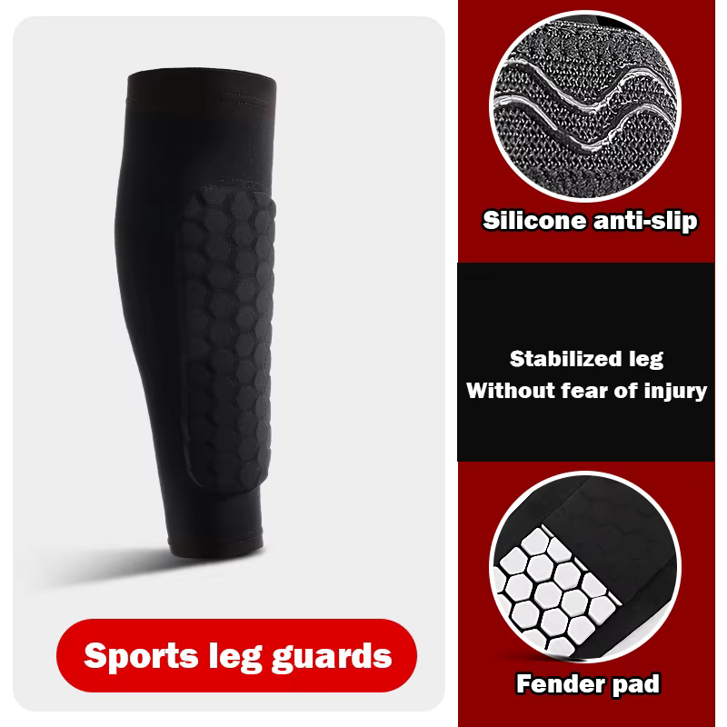 Protège-tibia de football avec mousse