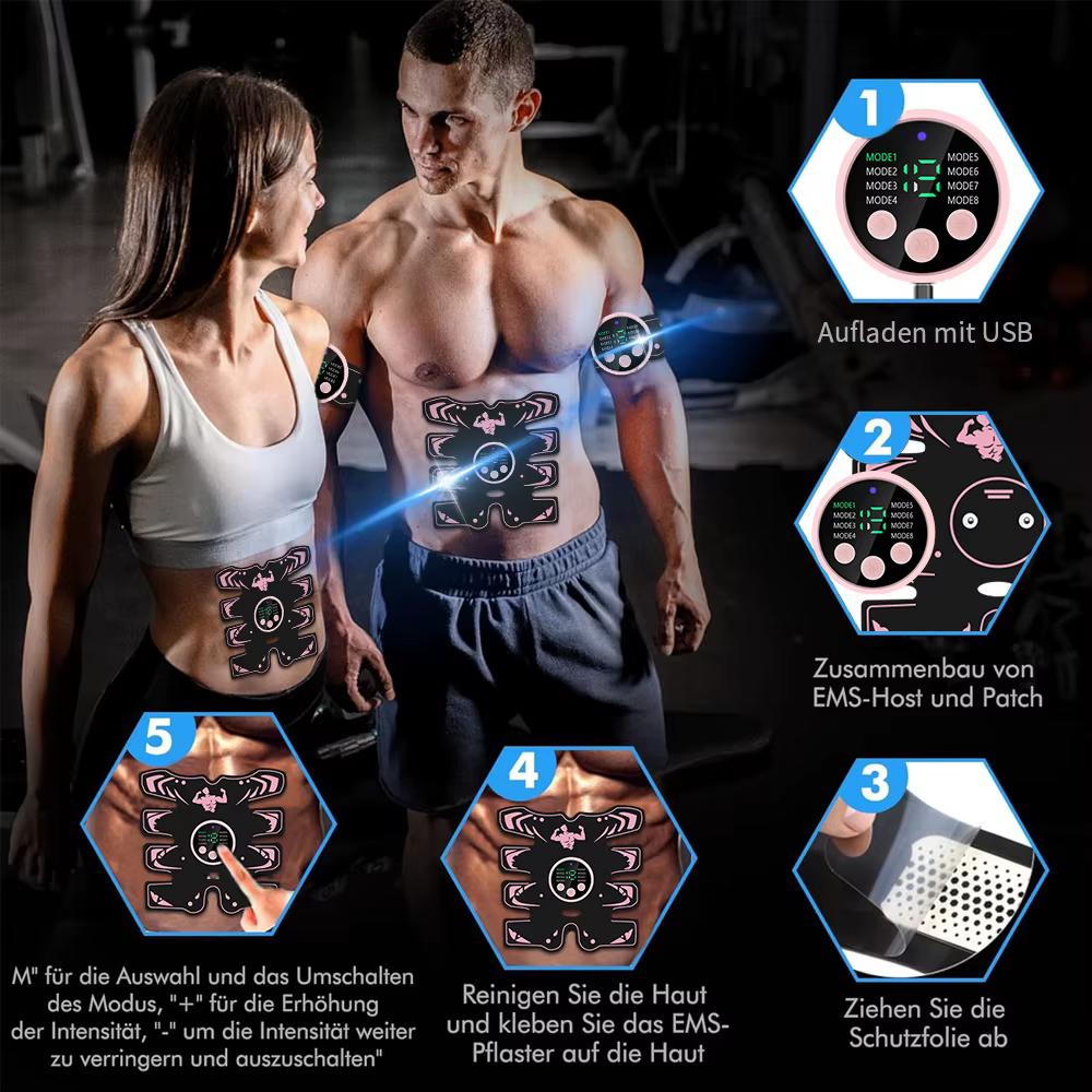Stimulateur musculaire EMS - 19 intensités
