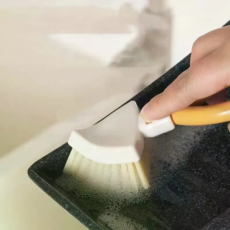 Brosse de nettoyage de vitres, brosses de nettoyage pour la maison, Joints de carrelage à poils durs, outils de nettoyage des fentes, accessoires