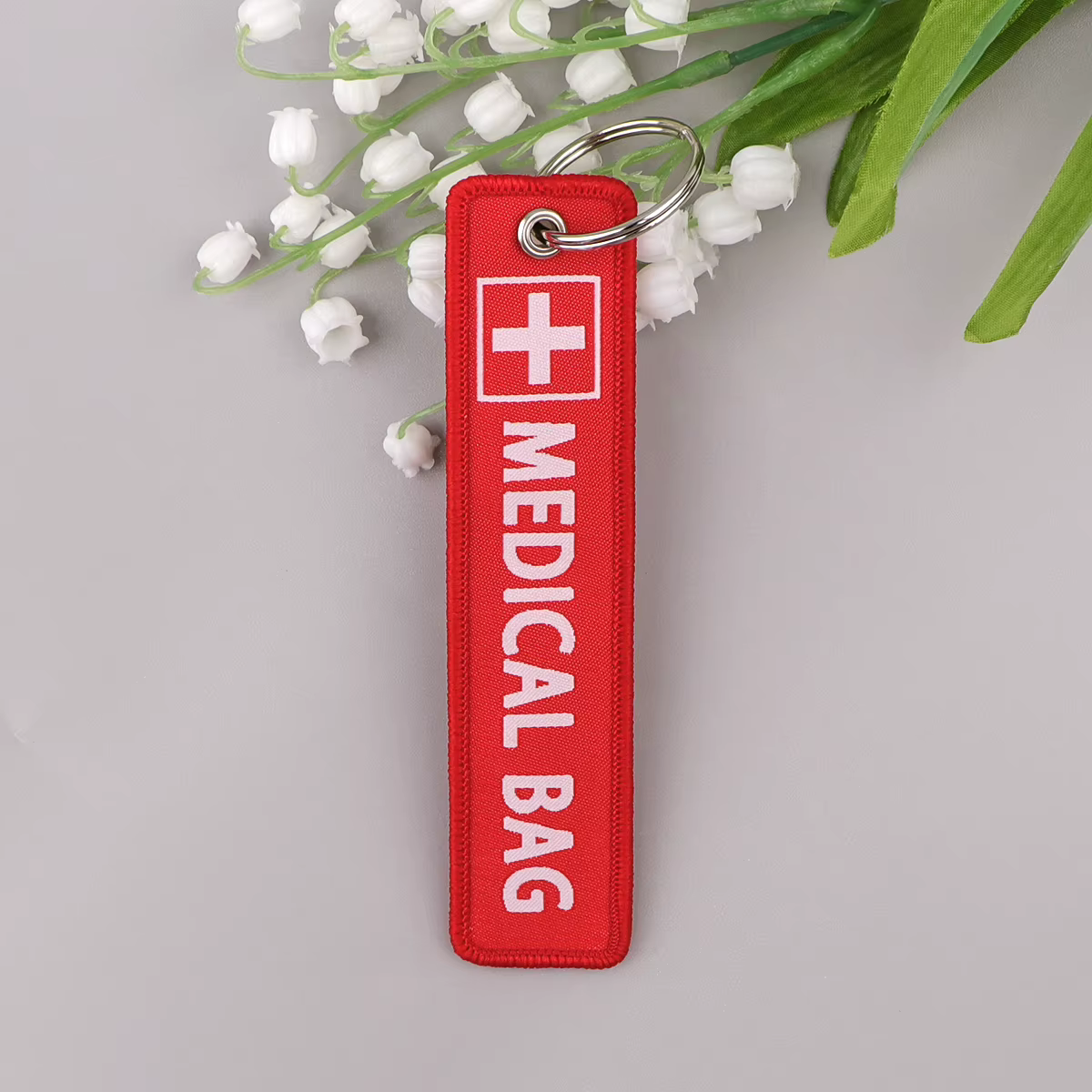 Porte-clés de sac médical brodé, porte-clés Hurcycles, porte-clés ornent, accessoires de bague, cadeaux, 1PC
