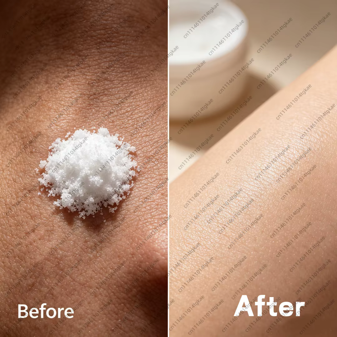 Cristaux d'acide glycolique à 99 %, matière première exfoliante AHA pour la fabrication de savon à froid, masque facial DIY et soins de la peau du corps