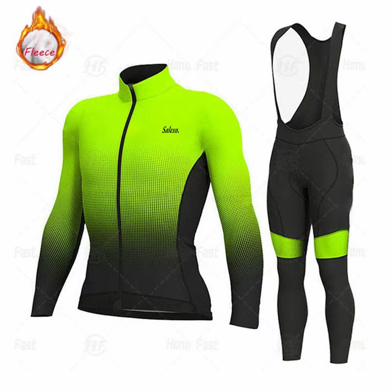 Ensemble de maillot de cyclisme d'hiver pour hommes 2026