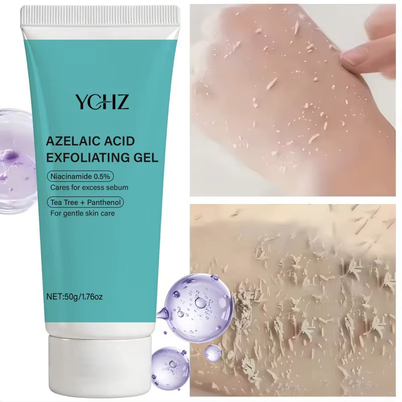 Gel exfoliant bio-acide à l'acide azélaïque et à l'acide salicylique, exfoliation douce, nettoyage en profondeur, lisse et éclaircit la peau, élimine les huiles et les impuretés de surface, absorption